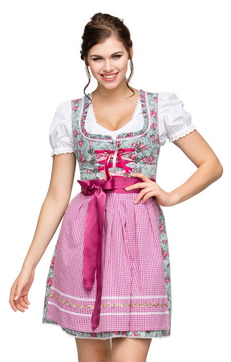 dirndl-grun-pink-kariert-98_18 Dirndl grün pink kariert