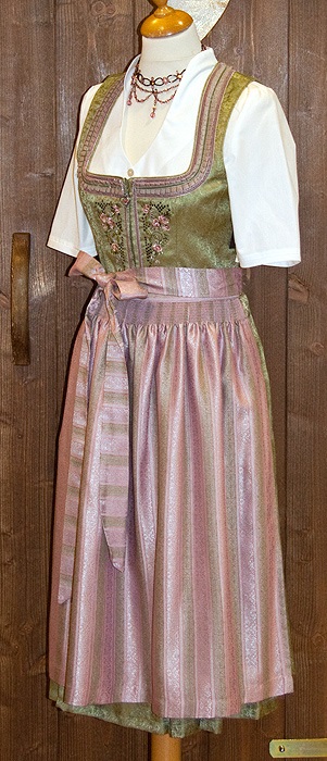 Tramontana dirndl grau rosa