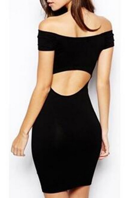 Enges Kurzes Kleid Mit Langen ärmeln Enges schwarzes kleid mit rückenausschnitt - Stil und Schönheit