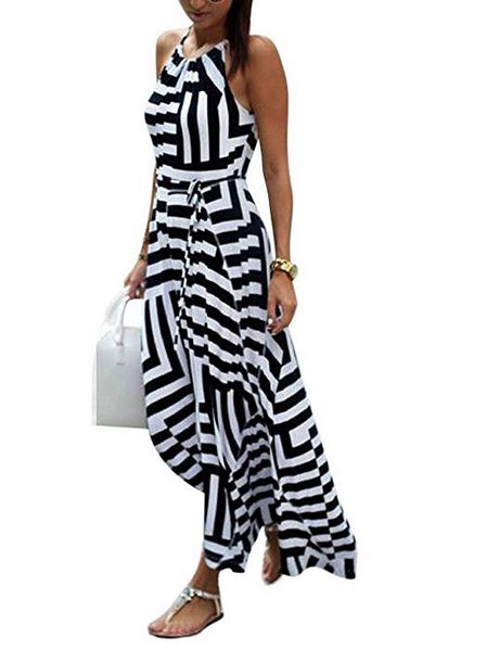 DRALOFAO Musselin Kleid Damen - Luftiges Sommerkleid Mit Taschen Grau