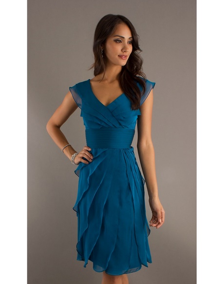 cocktailkleid-knielang-blau-27 Cocktailkleid knielang blau