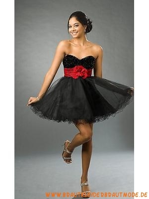 cocktailkleid-rot-schwarz-93_2 Cocktailkleid rot schwarz