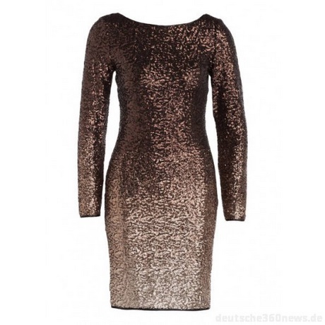 paillettenkleid-bronze-78 Paillettenkleid bronze