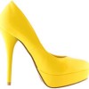 High heels gelb