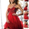 Rotes partykleid