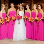 Brautjungfernkleider pink