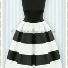 Elegante kleider schwarz weiß