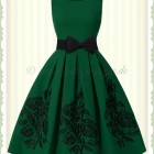 ﻿Kleid knallgrün