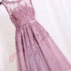 Kleid pink knielang