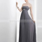 Kleid grau lang