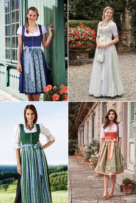 Dirndl traditionell lang